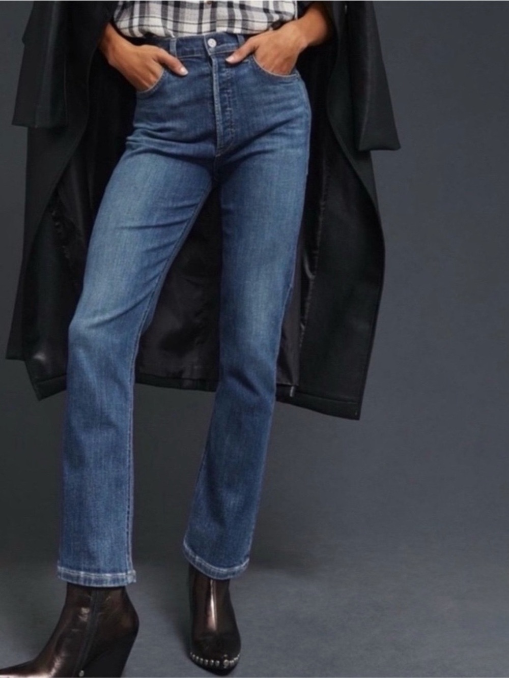 NWT Citizens Of Humanity Jolene High Rise Vintage Slim Denim Jeans - Size: 25